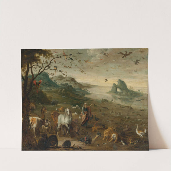 God Creating The Animals Of The World by Isaac Van Oosten