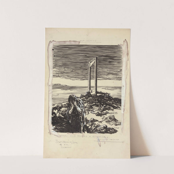 God help Mexico (1914-1916) by Oscar Edward Cesare