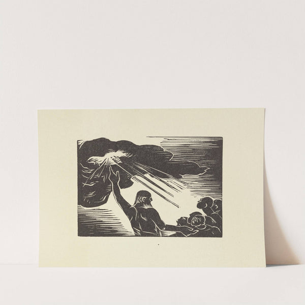 God say to Moses, ‘I set my Mark up in the sky, you walk the way i show’ (1946) by Letterio Calapai