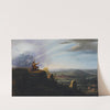 God showing Moses the Promised Land from the top of Mount Nebo by Carl Ludwig Kuhbeil