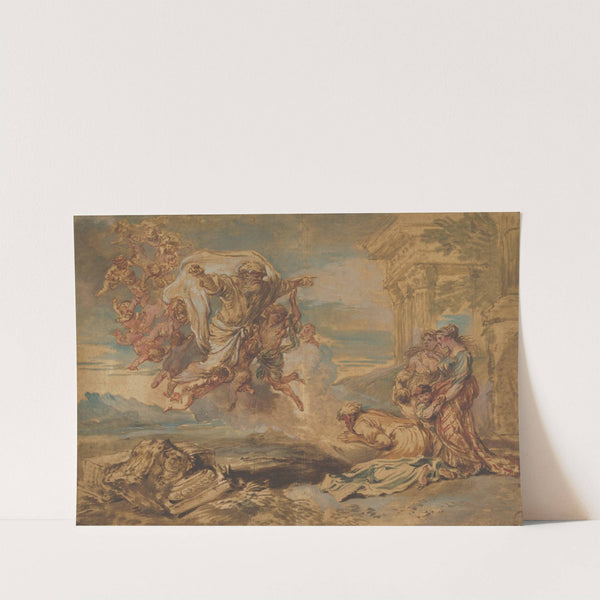 God the Father Appearing to Jacob (ca. 1635–45) by Giovanni Benedetto Castiglione