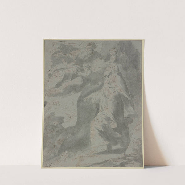 God the Father appearing to Moses by Pietro Antonio de' Pietri