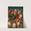 God the father surrounded by Angels by Baldassarre di Matteo Carrari