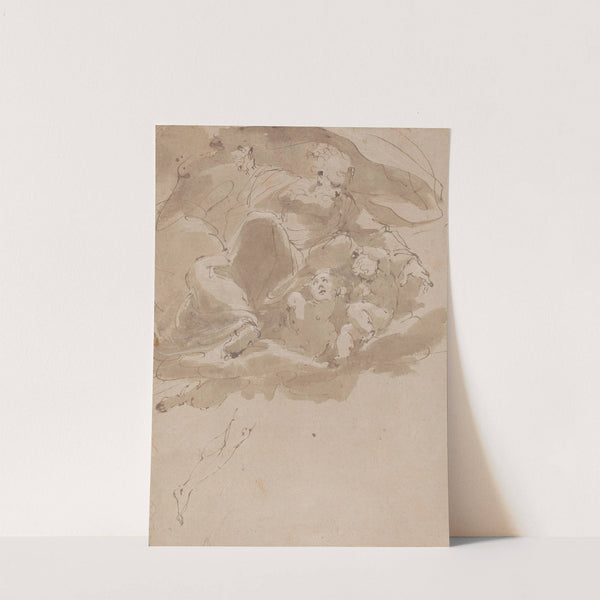 God the Father with Angels (17th century) by Italian School