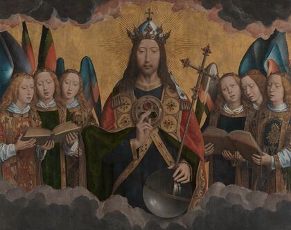 God the Father with Singing Angels