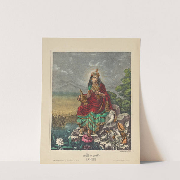 Goddess Laksmi (1878–1883) by Calcutta Art Studio