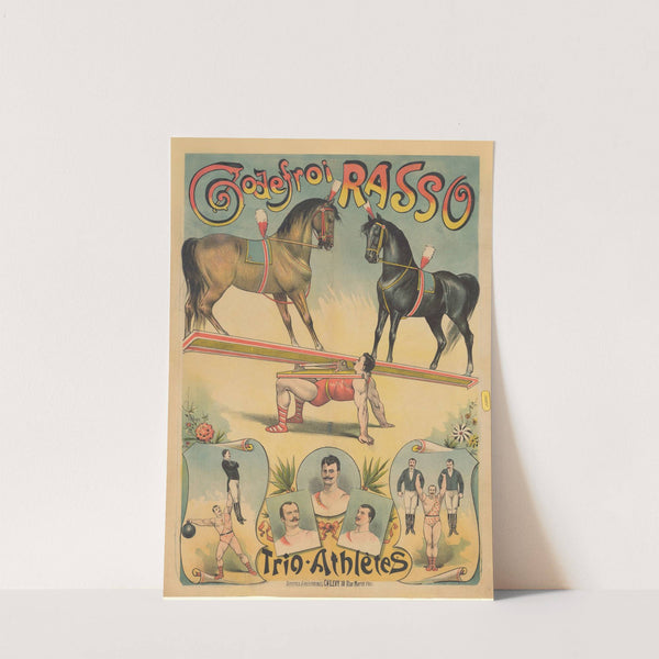 Godefroi Rasso, trio-athlètes (1888-1894) by Imp. Charles Lévy