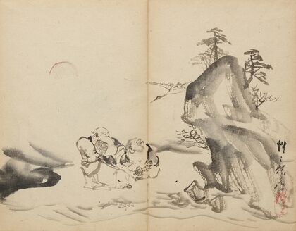 Gods of Fortune at Mt. Penglai (1800s)