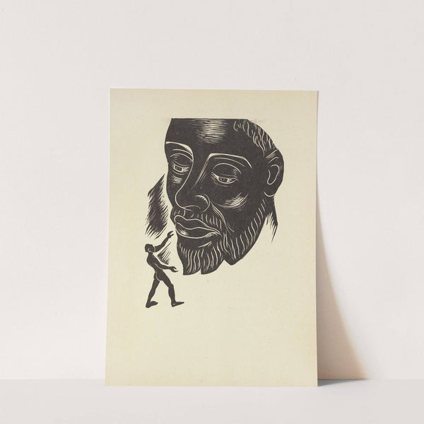 God’s pican hear God’s word and grieve for people. He beg God, Don’t break the world. (1946) by Letterio Calapai