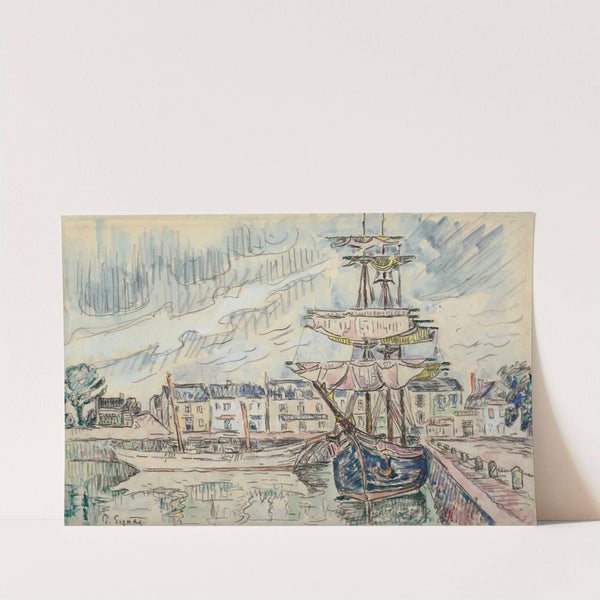 Goélettes à quai by Paul Signac