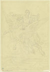 Goethes Apotheose (Entwurf für eine Standarte bei Goethes Jubiläum 1849)
