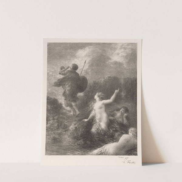 Goetterdaemmerung; Siegfried et les filles by Henri Fantin-Latour