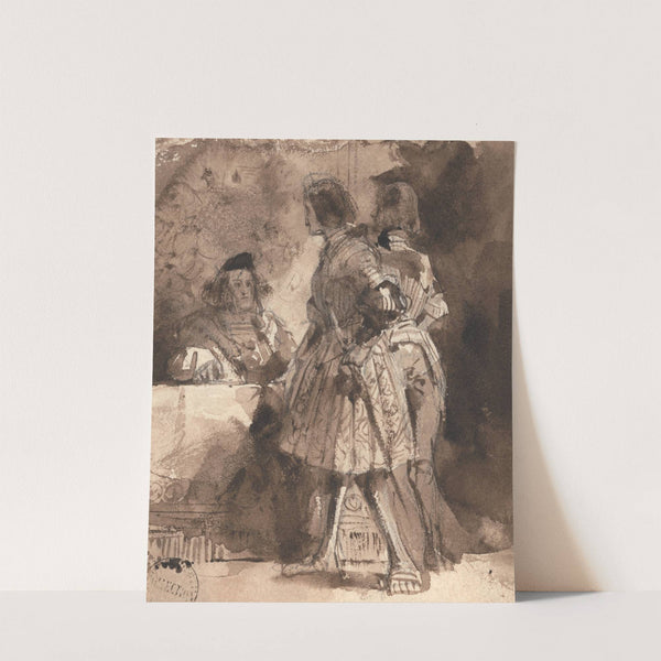 Goetz Von Berlichingen Before The Imperial Magistrate by Richard Parkes Bonington