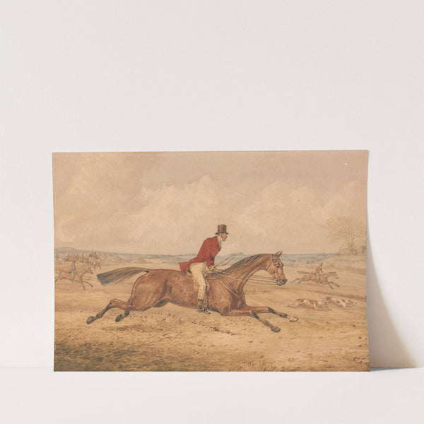 Going Along a Slapping Pace by Henry Thomas Alken