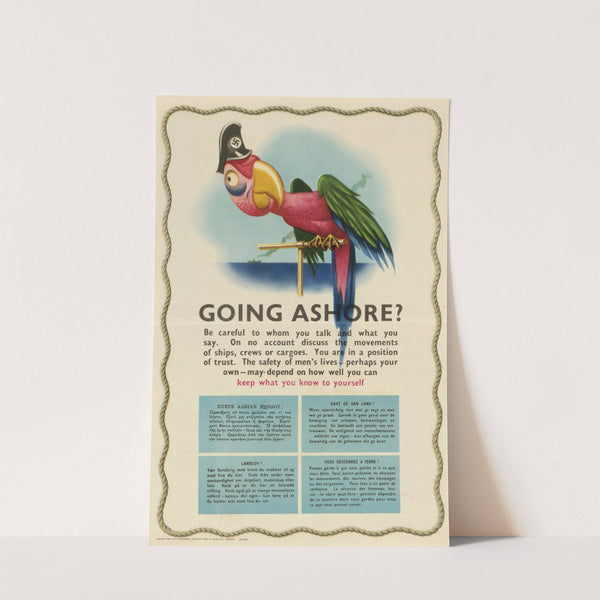 Going Ashore, Keep What You Know to Yourself by Anonymous