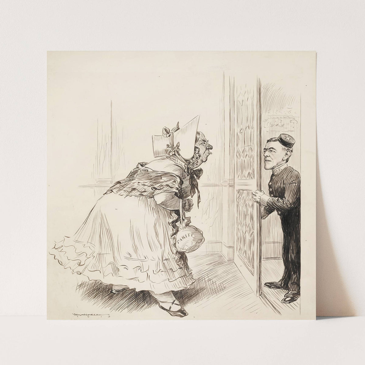 Going down; Not if I know it (1913) by William Henry Walker