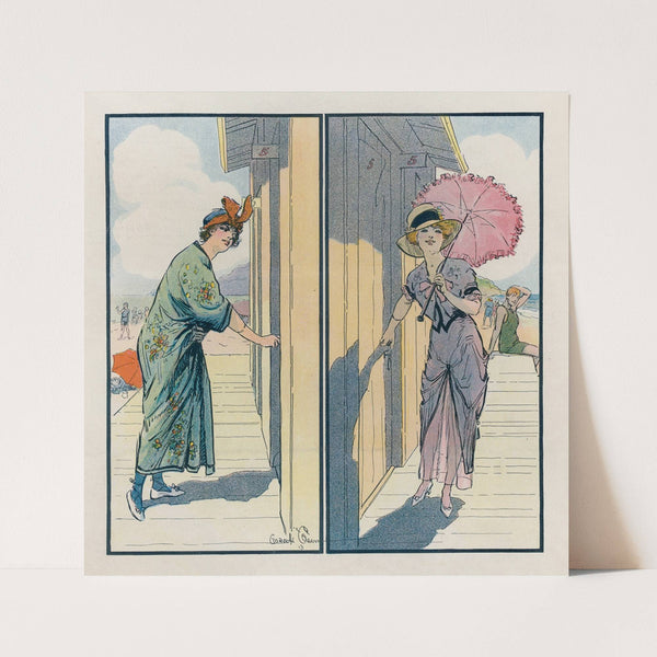 First man on the line (1913) by Louis Glackens