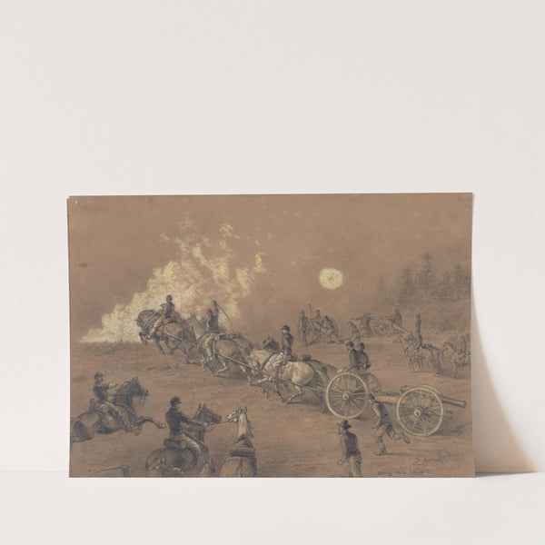 Going into action by Edwin Forbes