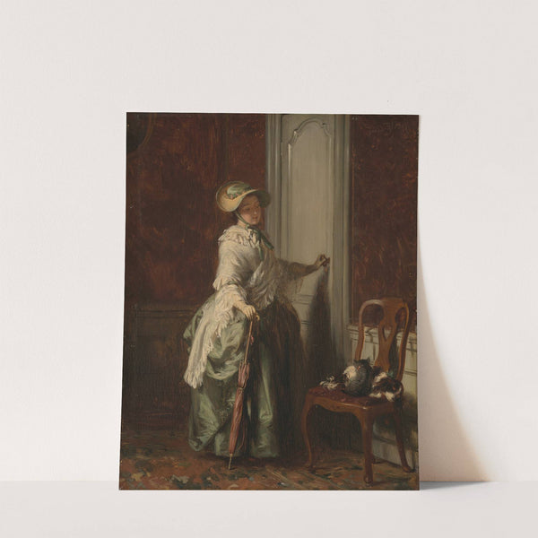 Going out (1861) by David Bles