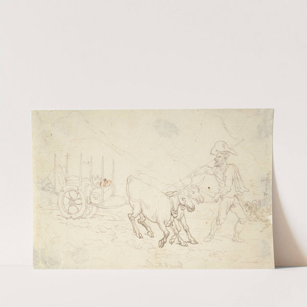 Going Sick to the Rear by Thomas Rowlandson