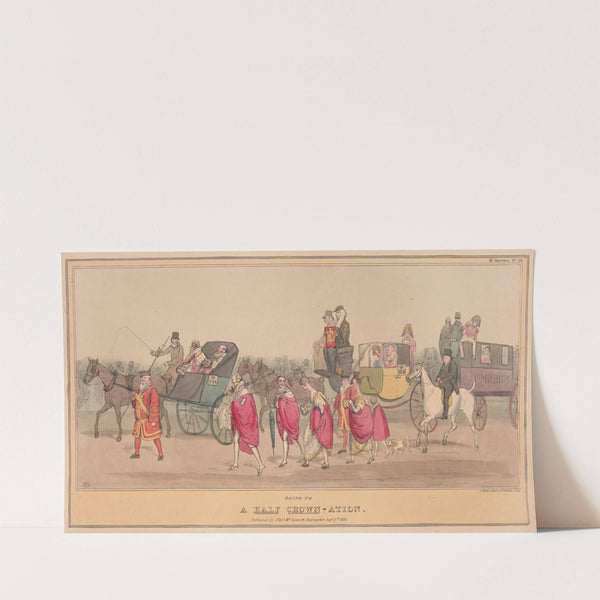 Going to a half crown-ation (1831) by John Doyle