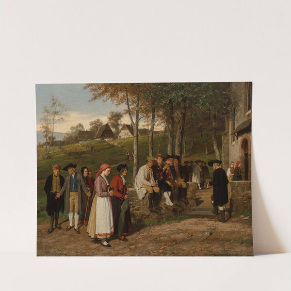 Going to church by Hubert Salentin