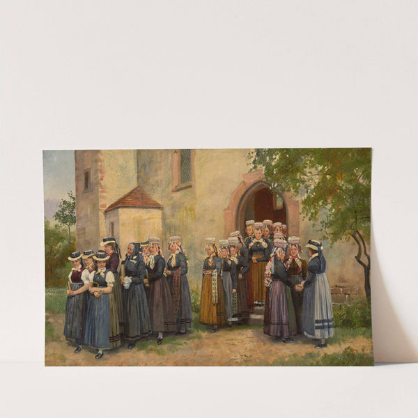Going to Church in the Black Forest by Heinrich Hoffmann
