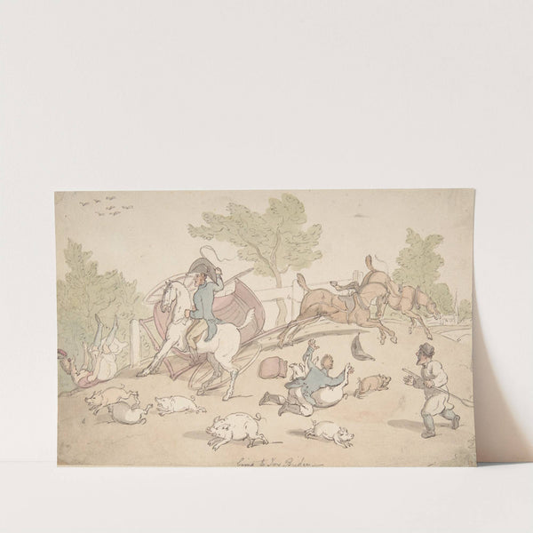 Going to Ivy Bridge by Thomas Rowlandson