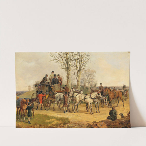 Going to the meet by Henry Alken jun.