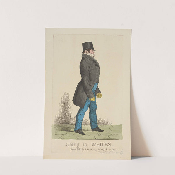 Going to Whites (1823) by Richard Dighton