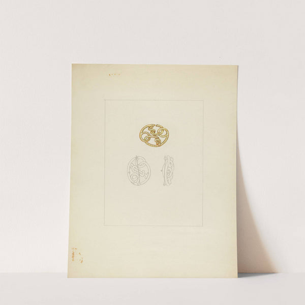 Gold Brooch by Isidore Steinberg