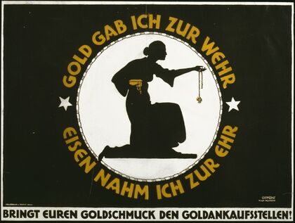 Gold gab ich zur Wehr, Eisen nahm ich zur Ehr