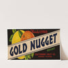 Gold Nugget Brand Citrus Label (1930-1950)