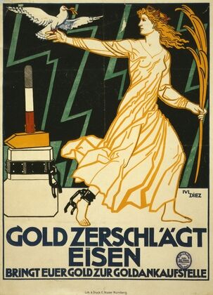 Gold zerschlächt Eisen. Bringt eurer Gold zur Goldankaufstelle