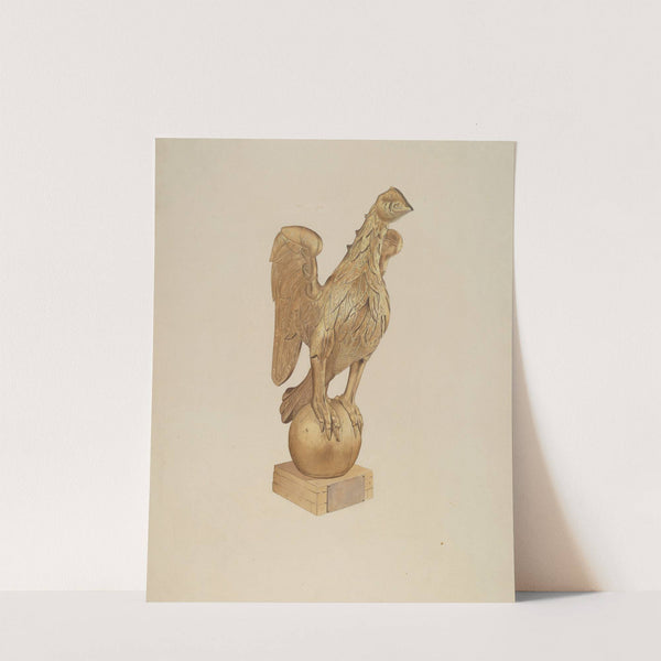 Golden Eagle Gatepost by Henry Murphy