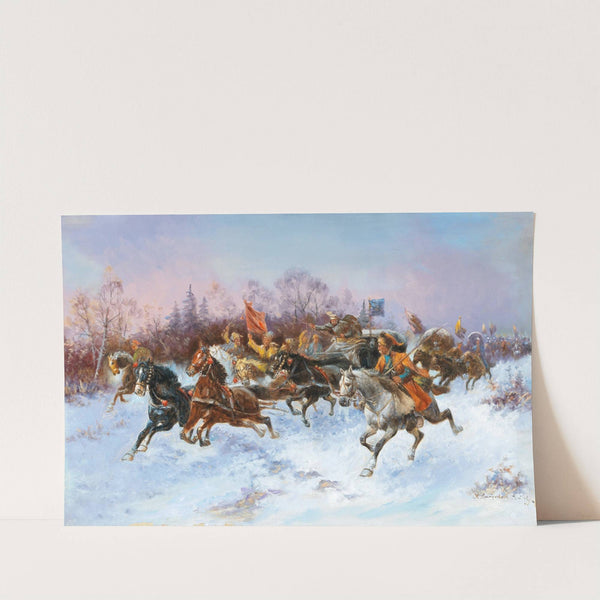 Goldtransport in Sibirien by Adolf Baumgartner-Stoiloff