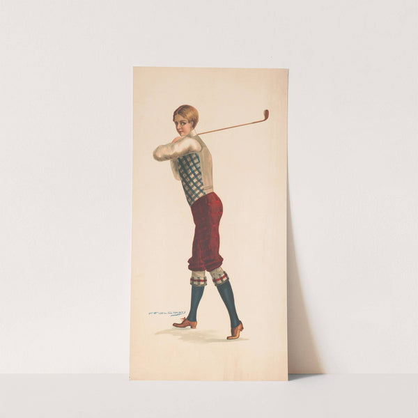 Golf boy #7 (1900) by Joseph Hoover