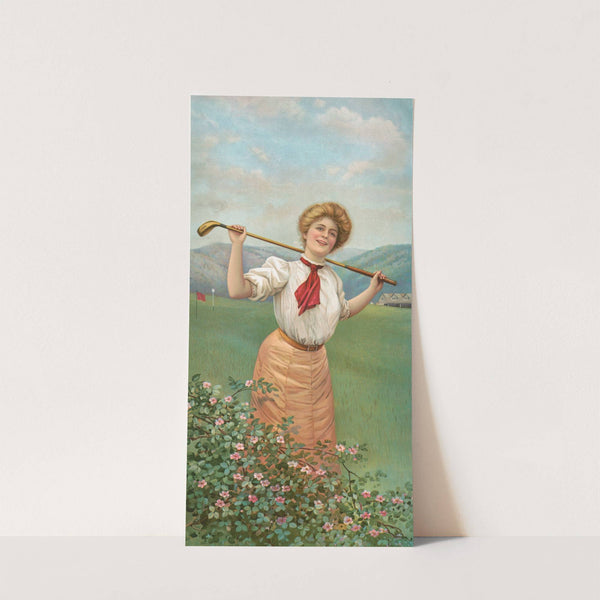 Golf woman by Anonymous
