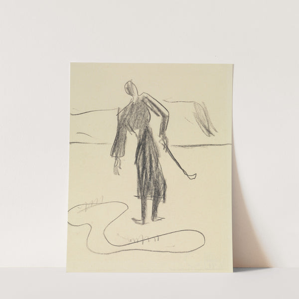 Golfspieler (ca 1926) by Ernst Ludwig Kirchner