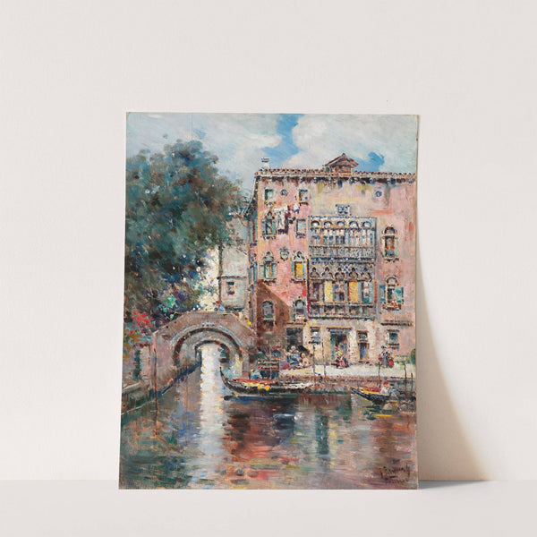Gondeln in Venedig by Antonio María de Reyna Manescau