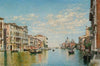 Gondoliers On The Grand Canal, Venice