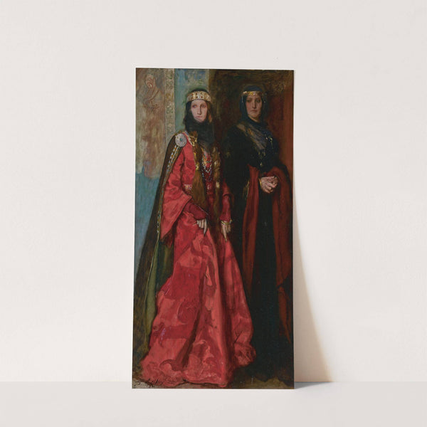 Goneril and Regan, King Lear, Act I, Scene I (1902) by Edwin Austin Abbey