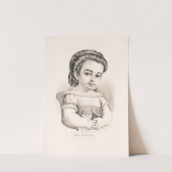 Good little girl (1871) by Currier & Ives.