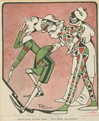 ‘Good news, brother mine! Fire Eater has sneezed…’