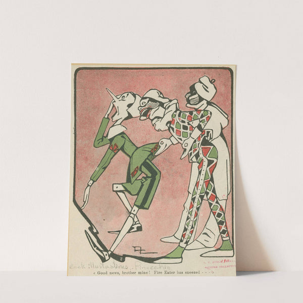 'Good news, brother mine! Fire Eater has sneezed...' by Attilio Mussino