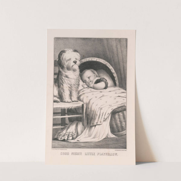 Good night! little playfellow by Currier & Ives.