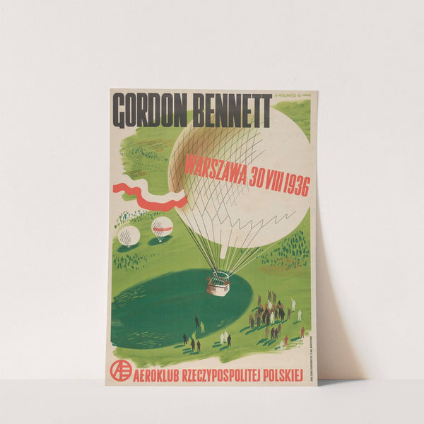 Gordon Bennett, Warszawa 30 VIII 1936 (1936) by Antoni Wajwód
