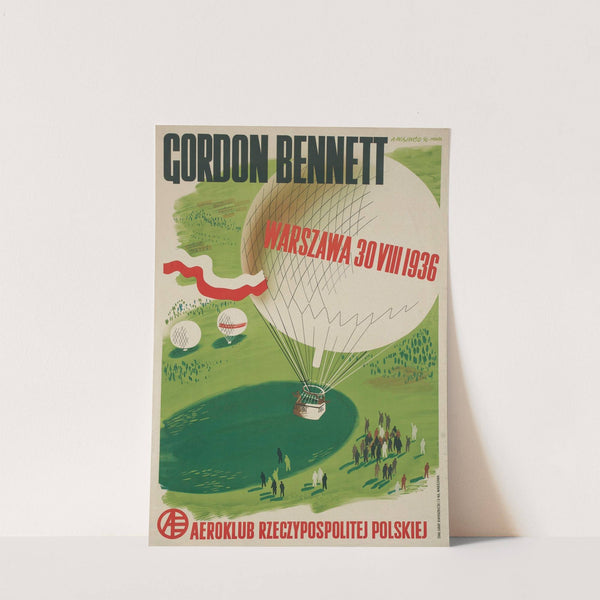 Gordon Bennett, Warszawa 30 VIII 1936 (1936) by Antoni Wajwód