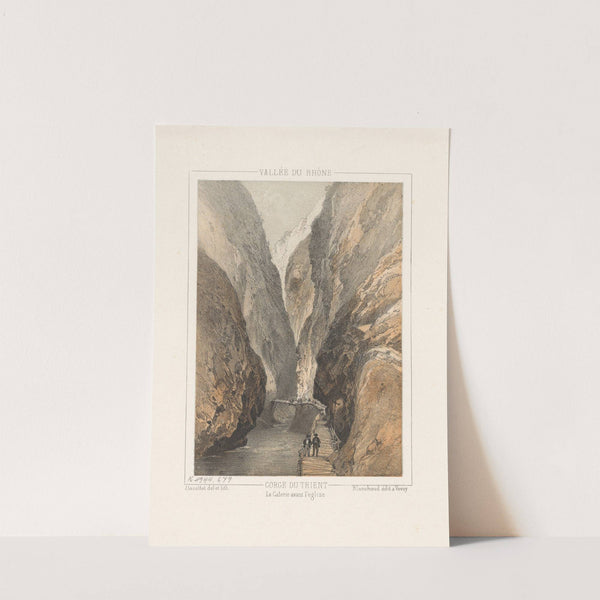 Gorge du Trient La Galerie avant l’eglise by Jean Jacottet