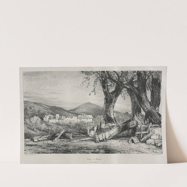 Gorge of Royat (1830) by Eugène Isabey
